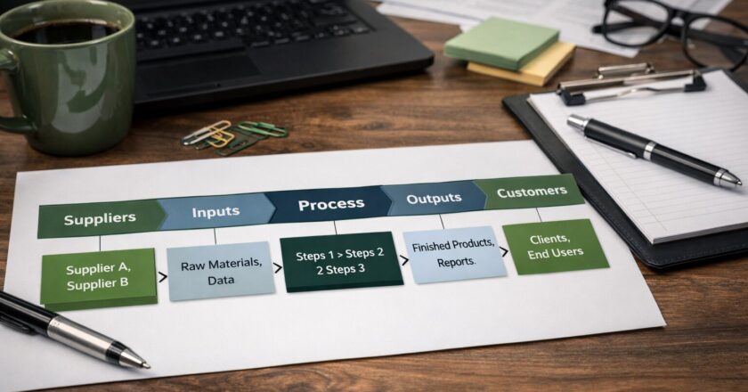 Het sipoc model als strategisch kompas voor procesinzicht en verbetering