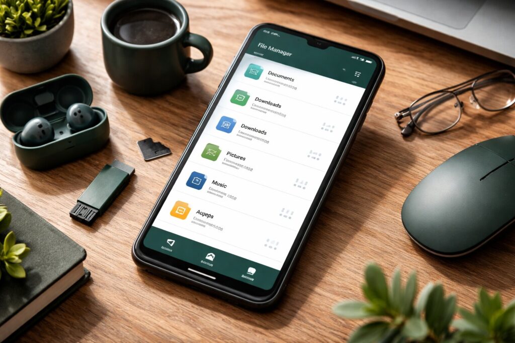 file manager voor android, file manager
