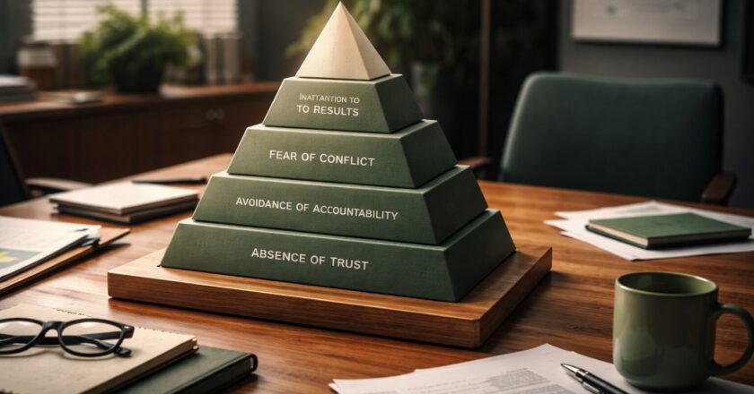 De piramide van Lencioni als spiegel voor teamdynamiek en leiderschap