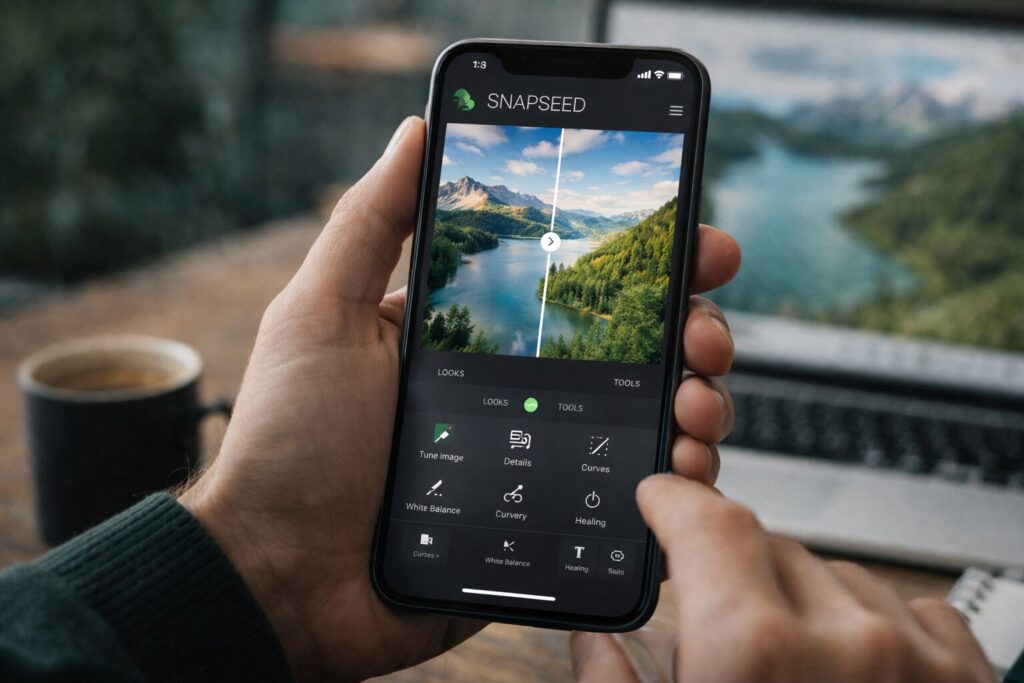 Snapseed als strategisch instrument voor mobiele beeldbewerking